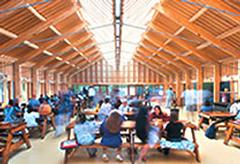 Shim-Sutcliffe: Moorelands Camp Dining Hall Lake Kawagama Ontario, Canada