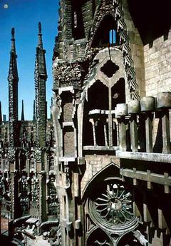 Barcelona. Sagrada Familia 1883-present Antonio Gaudi