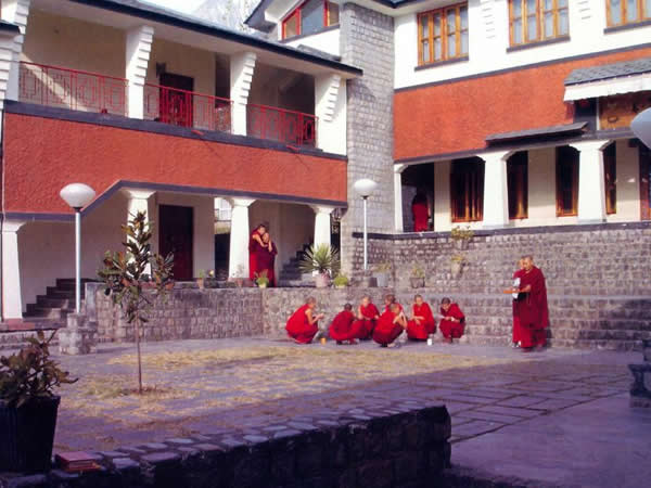 Dolma Ling Nunnery and Institute, Sidhpur, Dharmasala, India, MN Ashish Ganju, 1998
