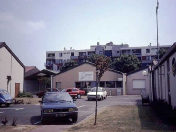 Workshops, Perseigne Housing Estate, Alençon, France, Lucien Kroll, 1979