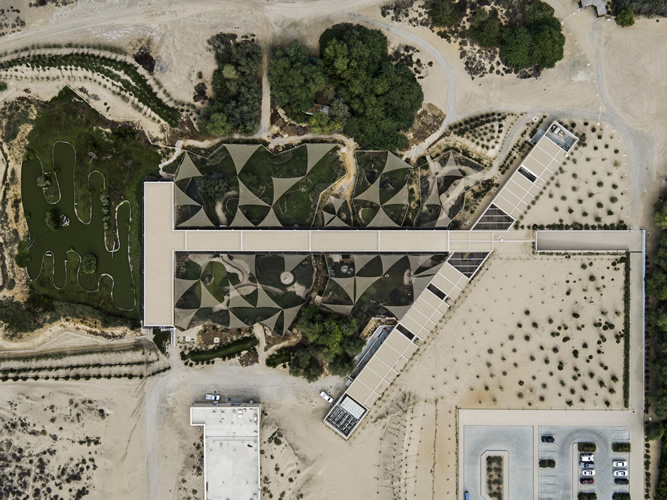 <strong>Wasit Wetland Center, Sharjah, </strong>United Arab Emirates. X Architects. See: <a href='https://www.akdn.org/architecture/project/wasit-wetland-centre'>https://www.akdn.org/architecture/project/wasit-wetland-centre</a> (Photo: Nelson Garrido)