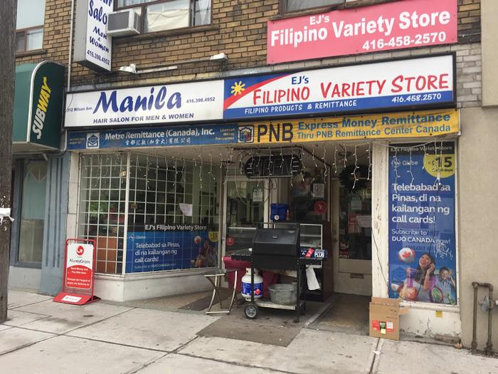 EJ'S Variety Store is one of over a dozen Sari Sari stores in Little Manila  