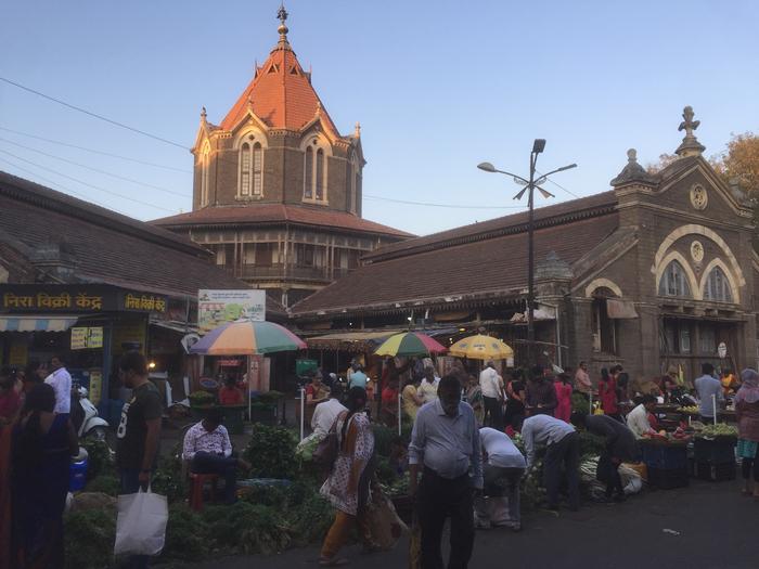 The iconic Gothic style traditional market welcoming the hoi polloi with its radiating arms