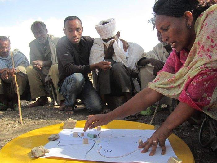 Participatory design process in one of the T2D towns in Northern Ethiopia